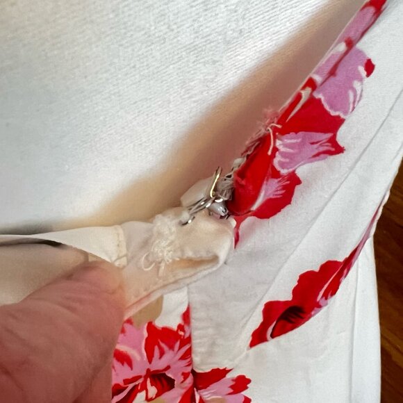 Old Navy White Floral Sundress with Spaghetti Straps, Size Medium - Picture 8 of 12